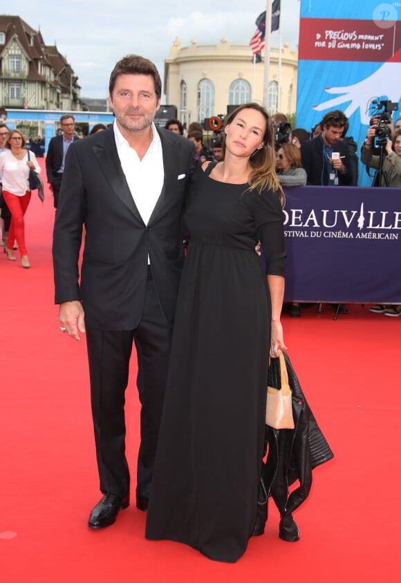 Vanessa Demouy et son mari Philippe Lellouche - Avant-première du film "Everest" et soirée d'ouverture lors du 41ème Festival du film américain de Deauville, le 4 septembre 2015. 