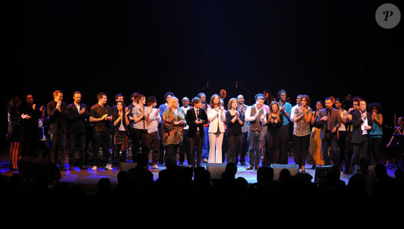 La soirée Tout le monde chante contre le cancer se déroulait au théâtre Mogador, le 22 mars dernier.