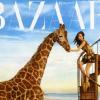 Demi Moore en couverture de Harper's Bazaar avril 2010