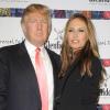Donald Trump et sa nouvelle épouse Melania, lors du gala de charité Dressed to kilt, le 5 avril à New York.