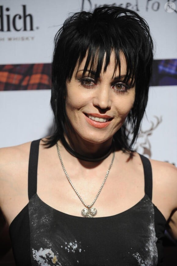 La rockeuse Joan Jett, lors du gala de charité Dressed to kilt, le 5 avril à New York.