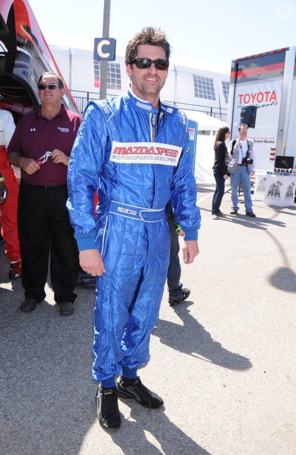 Patrick Dempsey, à l'occasion du Toyota Pro/Celebrity Grand Prix 2010, à Long Beach, Californie, le 6 avril 2010.