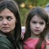 Suri Cruise et Katie Holmes sur le tournage de Son Of No One à New York le 12 avril 2010