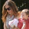 Sarah Jessica Parker avec ses adorables jumelles Marion et Tabitha à NYC le 14/04/10.