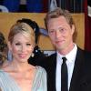 Christina Applegate et son fiancé Martyn LeNoble à Los Angeles en janvier 2010