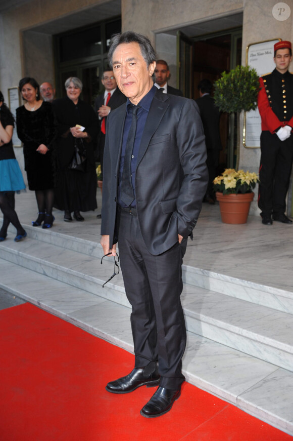 Richard Berry lors du gala d'Amnesty International France, ''musique contre l'oubli'', au théâtre des Champs-Elysées à Paris le 16 avril 2010