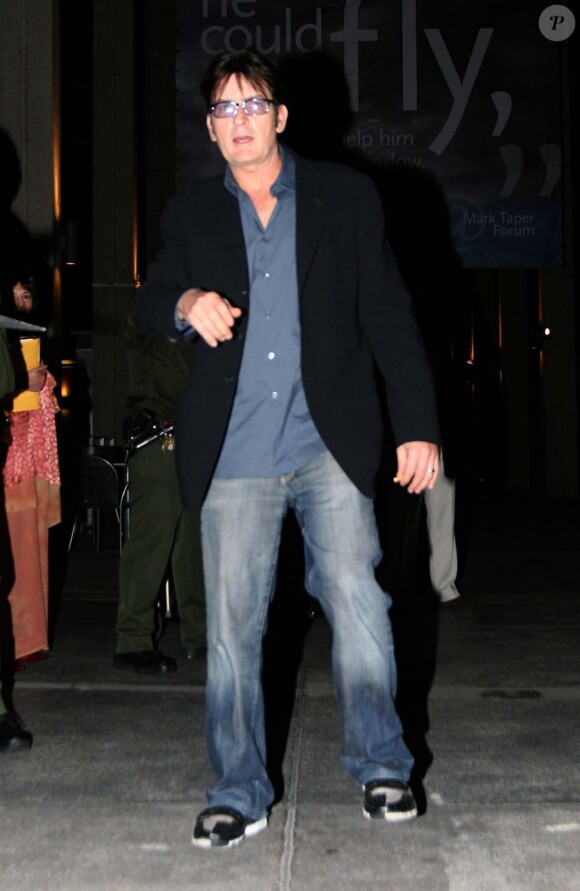 Charlie Sheen, Los Angeles, 21 février 2010