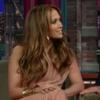 Jennifer Lopez sur le plateau de The Late Show with David Letterman, le 19 avril 2010 à New York
