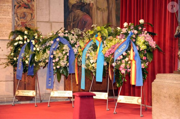 Cérémonie d'obsèques de Juan Antonio Samaranch, au Palais de la Generalitat, Barcelone, le 22 avril 2010 !
