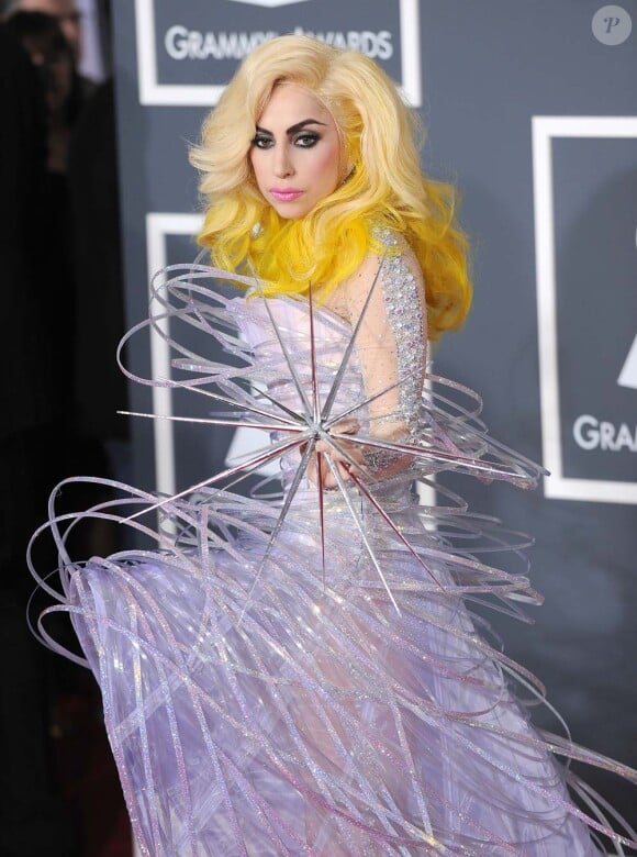 Lady Gaga arrive au Grammy Awards, à Los Angeles, le 31 janvier 2010 !