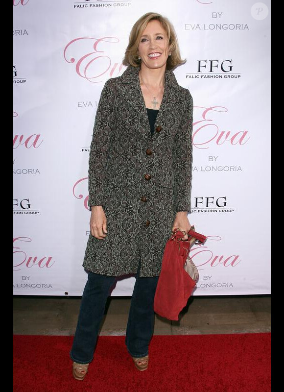 Felicity Huffman lors de la soirée de promo du parfum Eva d'Eva Longoria dans son restaurant le Beso à Hollywood le 27 avril 2010