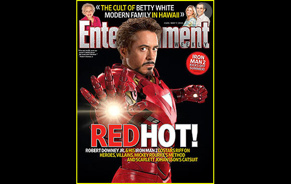 La couverture de Entertainment Weekly avec Robert Downey Jr.