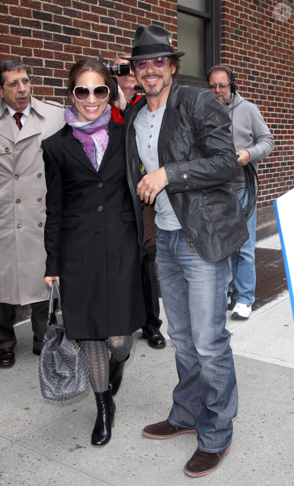 Robert Downey Jr., amoureux passionné, à New York le 28 avril 2010
