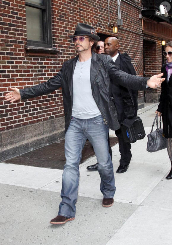Robert Downey Jr. à New York le 28 avril 2010