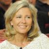 Claire Chazal sur le plateau de l'émission Vivement Dimanche, diffusée le 9 mai 2010.