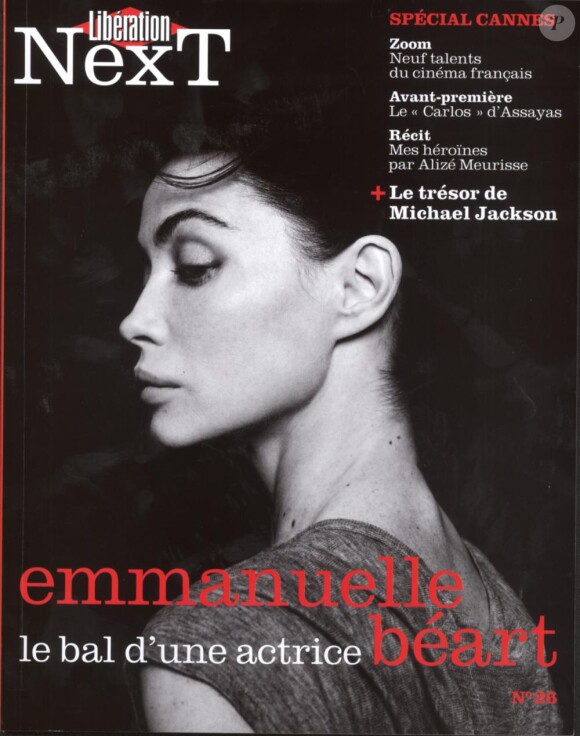 Emmanuelle Béart en couverture de