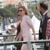 Cate Blanchett quittant le photocall à Cannes de Robin des bois le 12 mai 2010