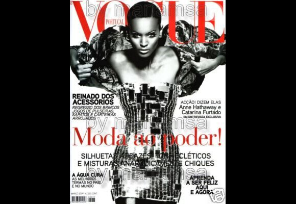 Liya Kebede en couverture de Vogue