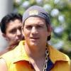 Ashton Kutcher sur le tournage de Friends with Benefits à Los Angeles le 19 mai 2010