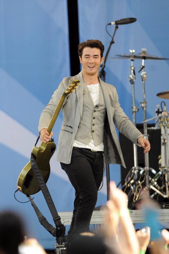 Les Jonas Brothers en concert le 21 mai à New York