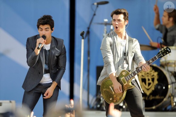 Les Jonas Brothers en concert le 21 mai à New York