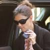 Katie Holmes et son look décontracté, à New York. 25/05/2010