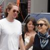 Kate Hudson et l'acteur Steve Howey aux alentours du tournage du film Something Borrowed à New York le 27 mai 2010