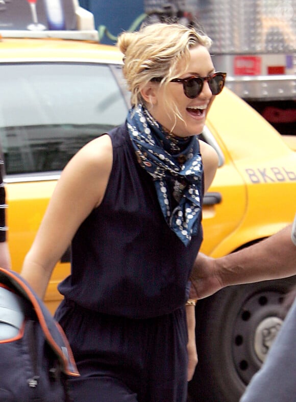 Kate Hudson aux alentours du tournage du film Something Borrowed à New York le 27 mai 2010