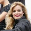 Georgia May Jagger sur le tournage d'une nouvelle campagne pour la marque Rimmel, le 28 mai 2010