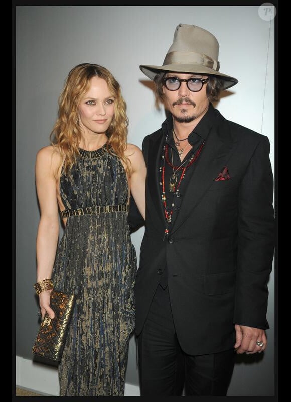 Vanessa Paradis et son compagnon Johnny Depp