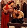 Anthony Quinn avec Gina Lollobrigida dans Quasimodo