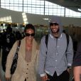 Alicia Keys et son fiancé Kasseem Dean au départ de Londres pour l'Afrique du Sud, le 8 juin 2010 ! 