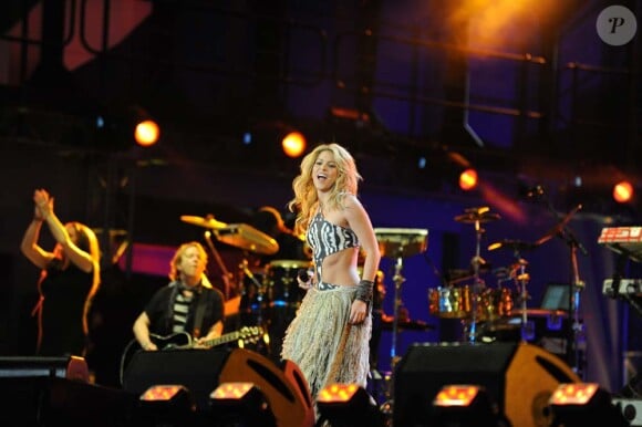 Concert inaugural de la Coupe du monde, le 10 juin 2010 à Soweto : Shakira et Freshlyground