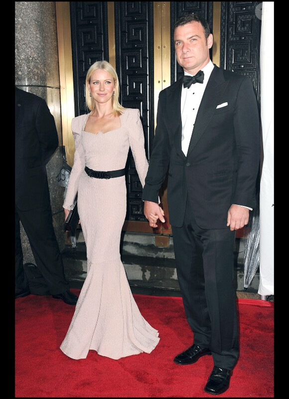 Naomi Watts et Liev Schreiber lors des Tony Awards le 13 juin 2010 à New York
