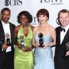 Denzel Washington, Viola Davis, Catherine Zeta-Jones et Douglas Hodge lors des Tony Awards le 13 juin 2010 à New York