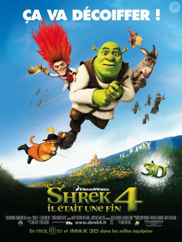 L'affiche de Shrek 4