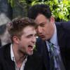 Le casting de Twilight sur le plateau du Jimmy Kimmel Live le 15 juin 2010 : Robert Pattinson et Jimmy Kimmel