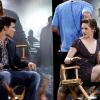 Le casting de Twilight sur le plateau du Jimmy Kimmel Live le 15 juin 2010 : Taylor Lautner, Kristen Stewart et Robert Pattinson