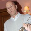 Bruce Willis, nouvel ambassadeur de la vodka Sobieski (du groupe français Belvedere), lors d'un événement promotionnel au bar de l'Hôtel Ritz, à Paris, le 24 juin 2010.