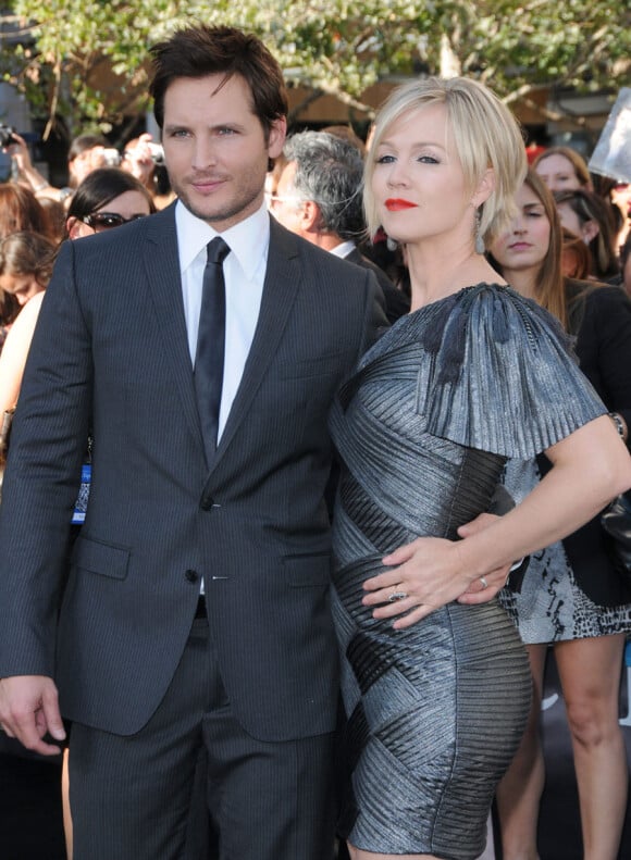 Peter Facinelli et sa femme Jennie Garth lors de l'avant-première de Twilight 3 Hésitation à Los Angeles le 24 juin 2010