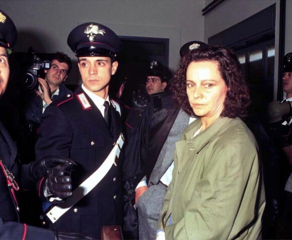 Laura Antonelli lors de son procès en 1991