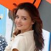 Miranda Kerr en plein shooting à New York, le 28 juin 2010