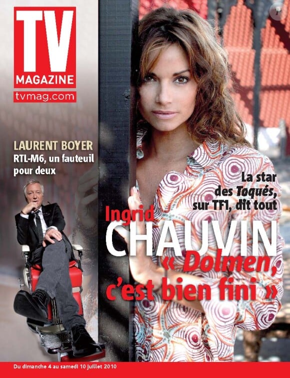 Ingrid Chauvin en couverture de TV Magazine du 4 juillet 2010