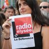 Manifestations devant le siège de Radio France 
