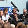 Manifestations devant le siège de Radio France : Stéphane Guillon, Christophe Alévêque Didier Porte