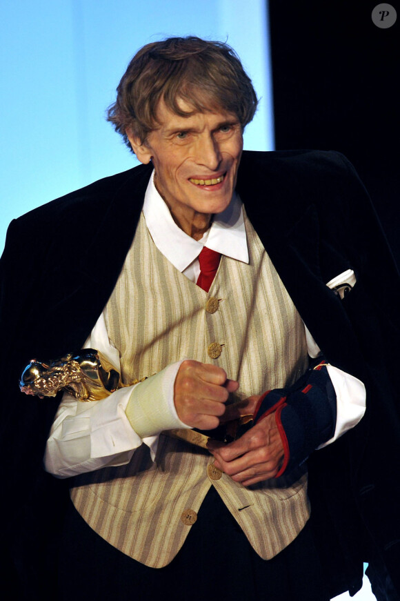 Laurent Terzieff lors de la cérémonie des Molières le 25 avril 2010