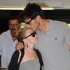 Kylie Minogue et Andres Velencoso, à Ibiza, le 8 juillet 2010.