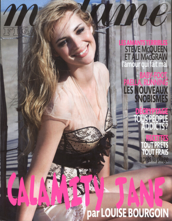 Louise Bourgoin en couverture de Madame Figaro