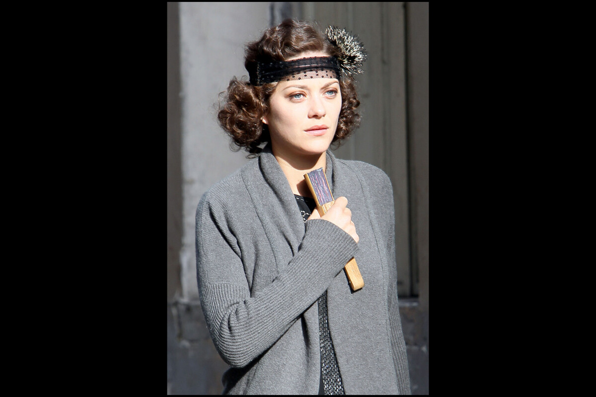 Photo : Marion Cotillard sur le tournage du film de Woody Allen à Paris ...
