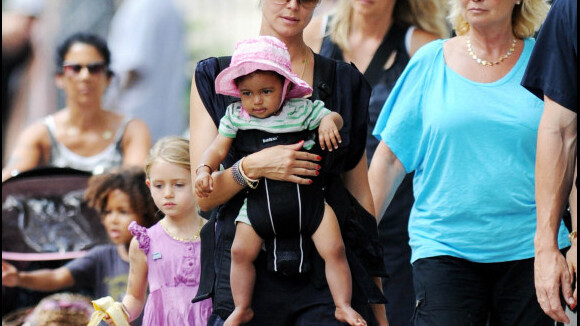 Heidi Klum est aux anges... Ses enfants marchent enfin !